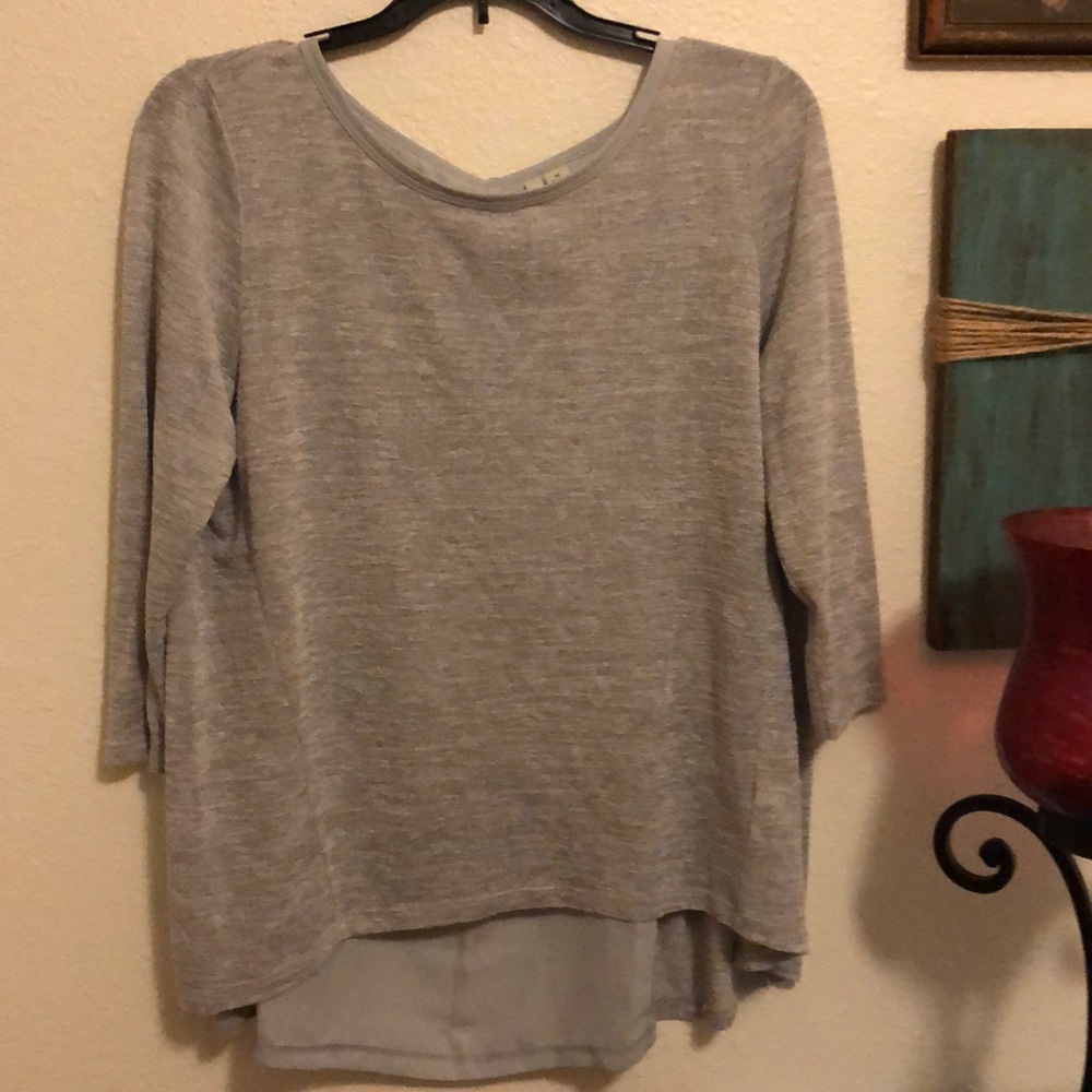 Lauren Conrad gray sweater